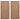 Rolgordijnen 2 st 120x220 cm bamboe bruin