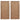 Rolgordijnen 2 st 150x220 cm bamboe bruin