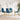 Eetkamerstoelen 4 st fluweel blauw