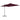 Zweefparasol met stalen paal 250x250 cm bordeauxrood