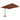 Zweefparasol met aluminium paal 400x300 cm terracottakleurig