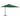 Zweefparasol met paal en LED-verlichting 250 cm groen