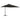 Zweefparasol met paal en LED-verlichting 250 cm zwart