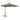 Zweefparasol met paal en LED-verlichting 300 cm taupe