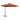 Zweefparasol met paal en LED-verlichting 300 cm terracottakleur