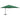 Zweefparasol met paal en LED-verlichting 300 cm groen