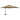 Zweefparasol met paal en LED-verlichting 300 cm taupe