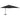 Zweefparasol met paal en LED-verlichting 300 cm zwart
