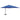 Zweefparasol met paal en LED-verlichting 300 cm azuurblauw