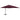 Zweefparasol met paal en LED-verlichting 300 cm bordeauxrood