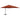 Zweefparasol met paal en LED-verlichting 300 cm terracottakleur