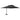 Zweefparasol met dubbel dak 400x300 cm zwart