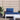 Palletkussens 2 st oxford stof blauw