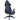 Gamestoel draaibaar met voetensteun PVC blauw