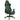 Gamestoel draaibaar met voetensteun PVC groen