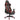Gamestoel draaibaar met voetensteun PVC rood