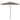 Parasol met paal 210x140 cm taupe