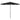 Parasol met paal 210x140 cm zwart