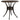 Tuintafel 78x78x72 cm gietaluminium bronskleurig