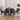 Eetkamerstoelen 6 st stof grijs