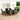 7-delige Tuinset met kussens poly rattan bruin