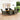7-delige Tuinset met kussens poly rattan bruin