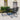 5-delige Tuinset poly rattan en glas