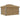 Prieel met gordijn 4x3 m aluminium taupe