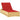 Ligbed met rood kussen geïmpregneerd grenenhout