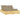 Ligbed tweepersoons met beige kussens geïmpregneerd grenenhout