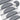 Trapmatten Zelfklevend 5 stuks 65x21x4 cm Lichtgrijs Halfrond Groot