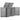 Containerberging dubbel 138x77,5x112,5 cm roestvrij staal