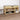 Schoenenbank met kussen 104x30x49 cm bewerkt hout sonoma eiken