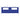 Prieelzijwand met ramen 6x2 m blauw