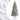 Kunstkerstboom met verlichting 240 cm glasvezel wit