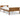 Bedframe massief grenenhout honingbruin 90x200 cm