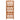 Latwerk met schappen 55x30x140 cm massief vurenhout