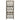 Latwerk met schappen 55x30x140 cm massief vurenhout grijs