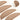 Trapmatten 15 st 56x17x3 cm lichtbruin halfrond