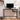 Computerbureau 100x36x74 cm gehard glas zwartmarmerkleurig