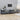Tv-meubel 200x40x40,5 cm gehard glas witmarmerkleurig