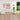 7-delige Loungeset massief grenenhout wit