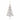 Kunstkerstboom met verlichting en kerstballen 120 cm PET zilver