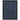 Deurmat 40x60 cm gestreept blauw
