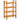 Schoenenrek met 4 schappen 50x27x80 cm massief eikenhout