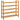 Schoenenrek met 5 schappen 100x27x100 cm massief eikenhout