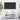 Tv-meubel 90x30x44 cm staal en glas wit