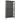 Vitrinekast 90x40x180 cm staal en gehard glas antracietkleurig