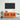 Tv-meubel 105x35x50 cm staal oranje