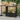 Serveerwagen met lade 100x45x97 cm poly rattan zwart